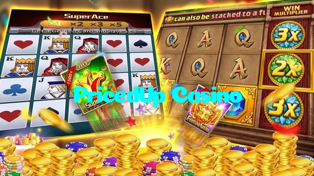 PricedUp Casino casino presented on mobile device in Pakistan with slots and live games